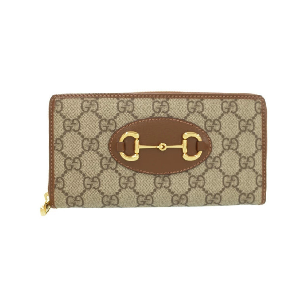 Gucci Horsebit Zip Around Wallet Round Zipper Long